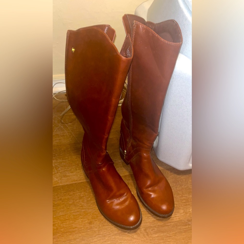 Tan boots